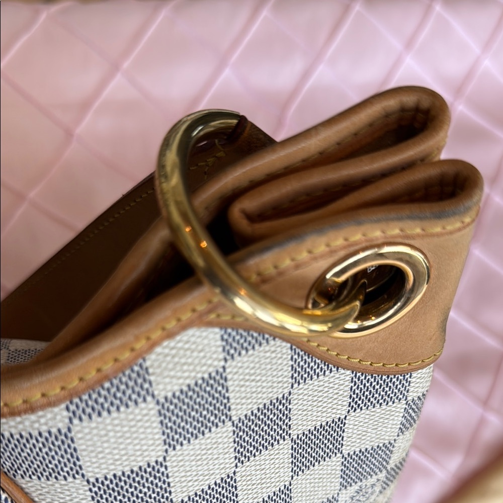 Authentic Louis Vuitton Galleria PM in Damier Azur - Picture 10 of 17